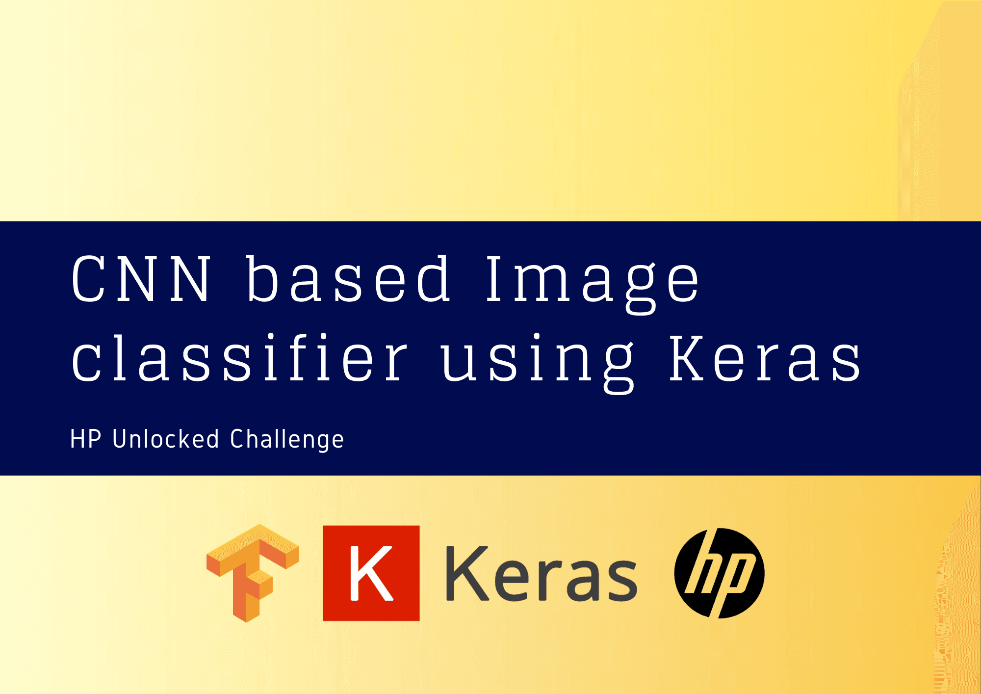 Build a simple CNN based Image classifie