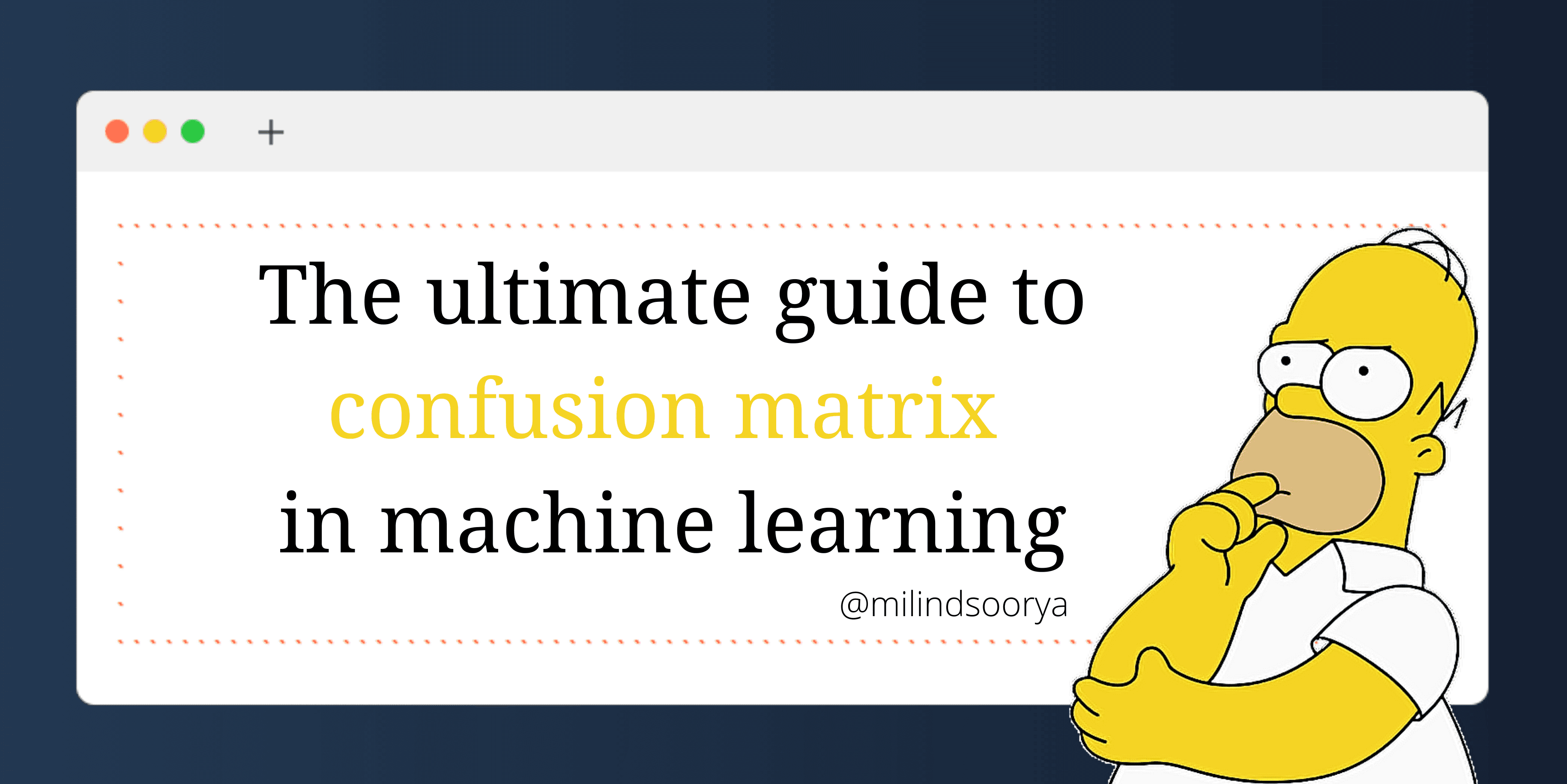 confusion matrix in machine learning example